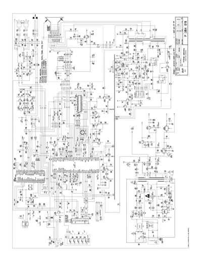OVP CTV2026A, CTV2135A, CTV2139A, CTV2145, CTV2147A, CTV2152RF Only schematic diagram of this TV.